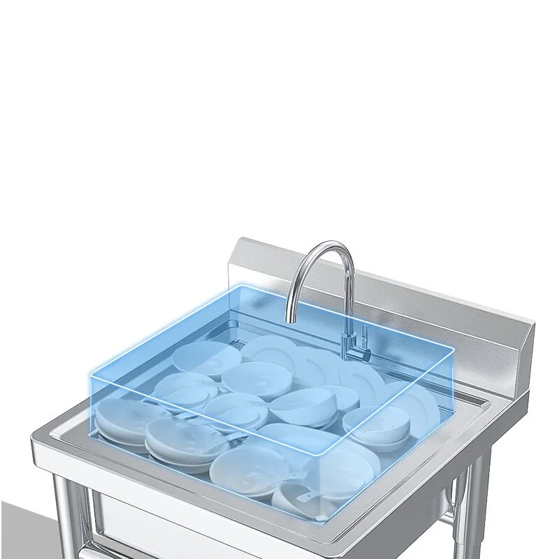 Commercial Kitchen Usa - Kitchen Sink—Commercial Cafeteria and Restaurant Double-Basin