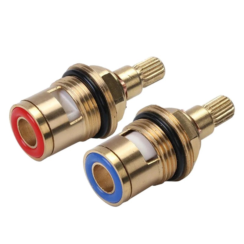 Commercial Kitchen Taps - 1/2 Pcs Brass Ceramic Faucet Cartridge,