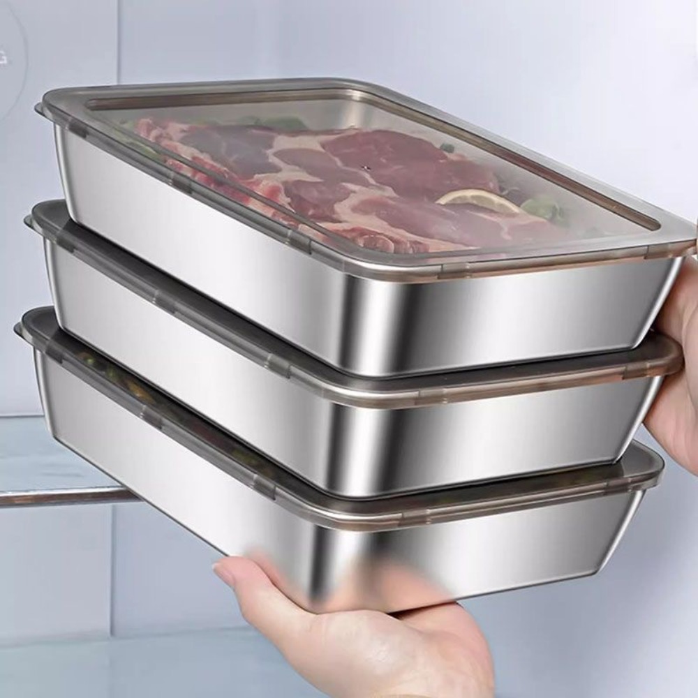 Commercial Kitchen Organization - Food Grade Stainless Steel Serving Tray