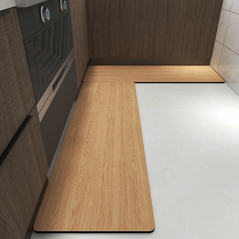 Commercial Kitchen Vinyl Flooring - Kitchen Floor Mat PVC Waterproof Non-slip