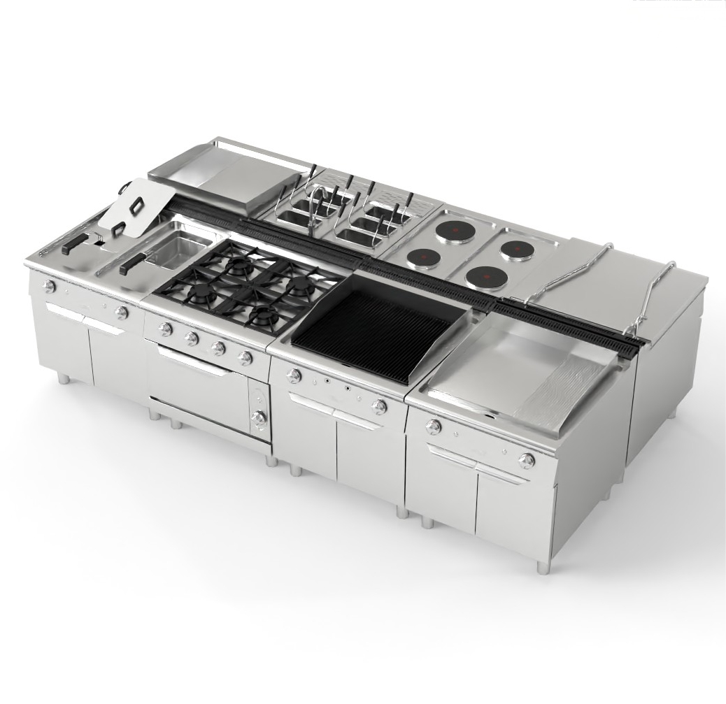 Commercial Kitchen Projects - GRACE Customized Commercial Kitchen Equipment Stainless