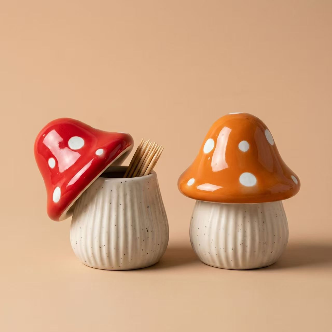 Cartoon Mushroom Ceramic Stora - đánh giá và giá Commercial Kitchen Organization