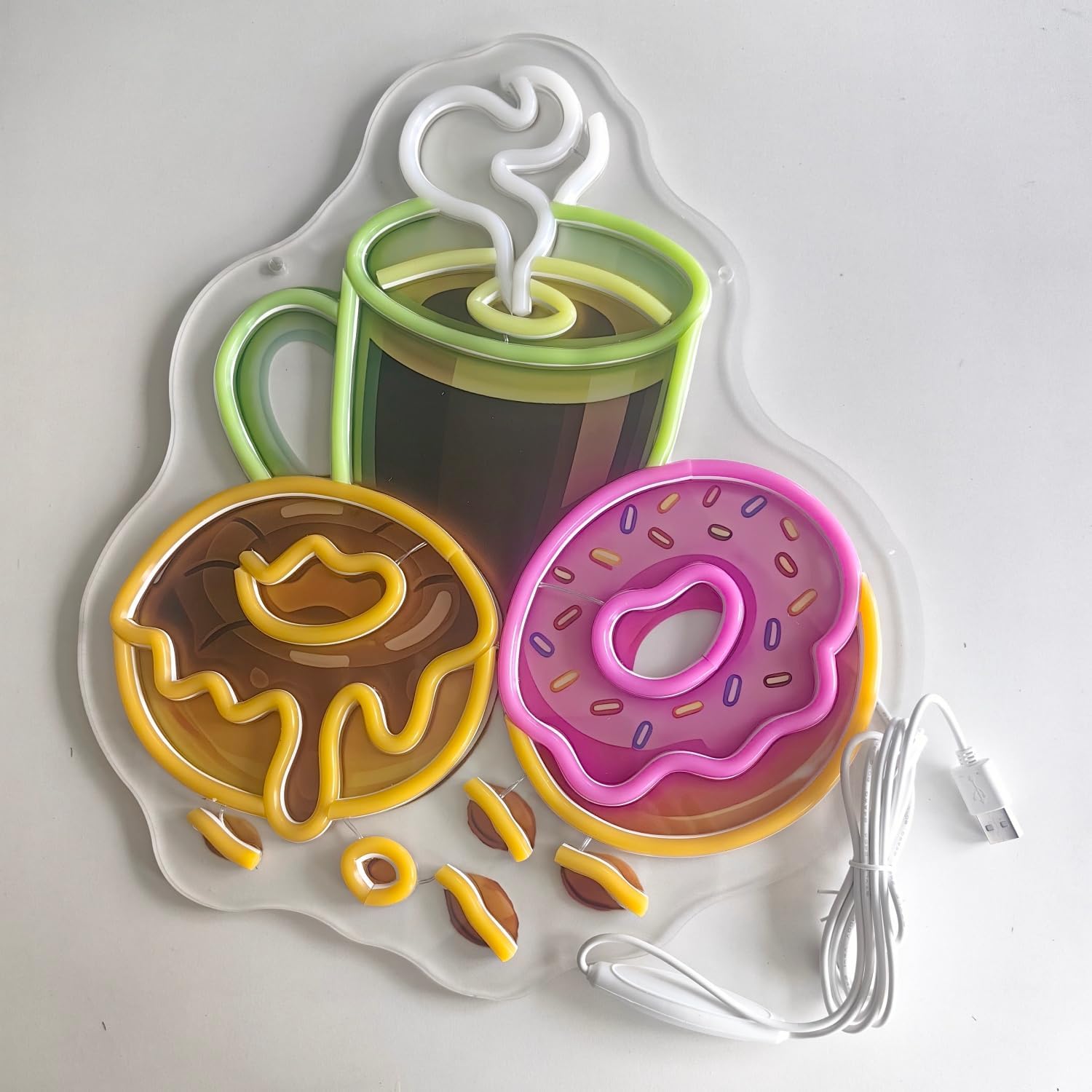 Donuts LED Neon Sign USB Power - đánh giá và giá Commercial Kitchen Light