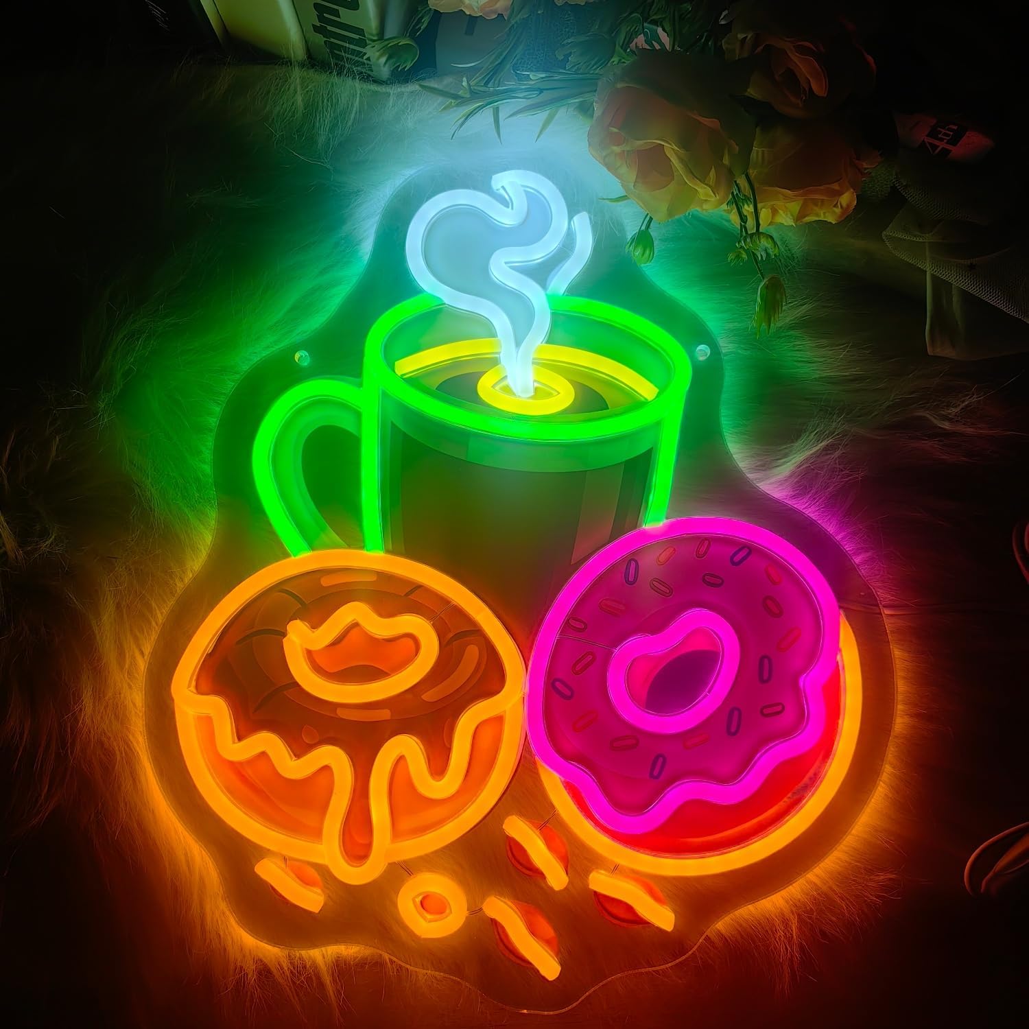 Donuts LED Neon Sign USB Power - đánh giá và giá Commercial Kitchen Light