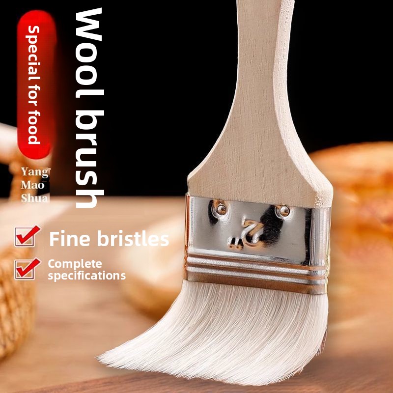 Wooden Handle Wool Brush Soft  - đánh giá và giá Commercial Kitchen Products