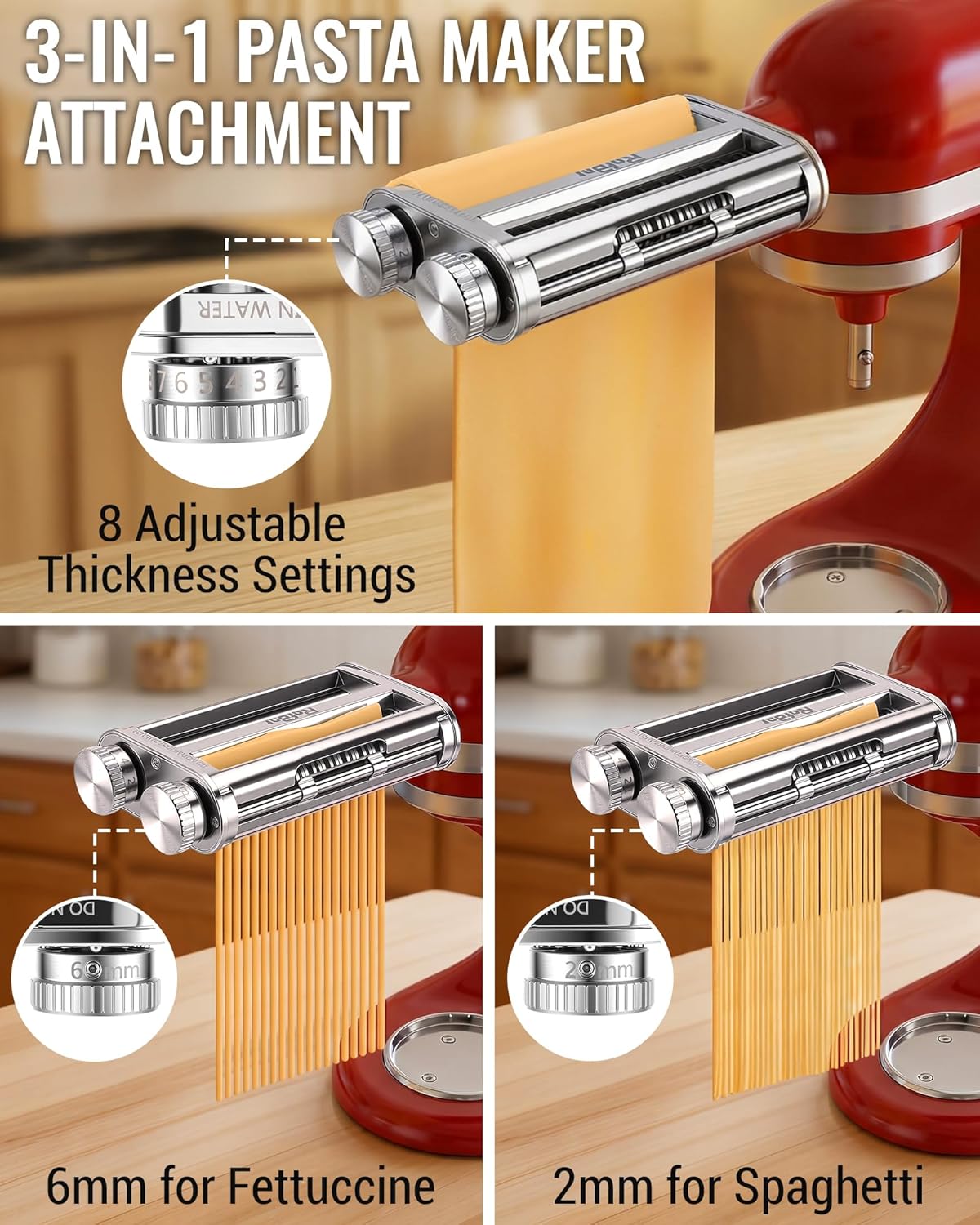 KitchenAid Mixer 3-in-1 Pasta  - đánh giá và giá Commercial Kitchen Products