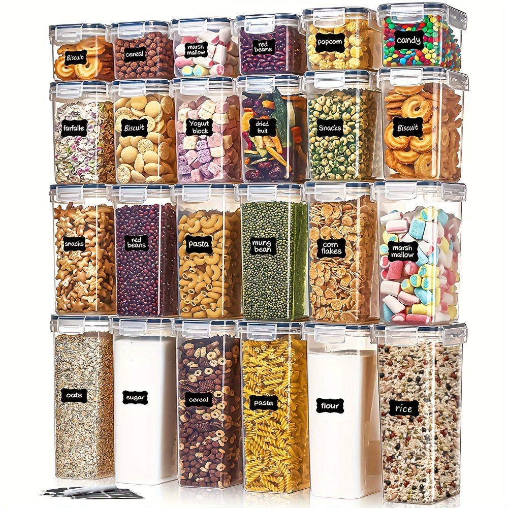 24Pcs Food Storage Containers  - đánh giá và giá Commercial Kitchen Organization