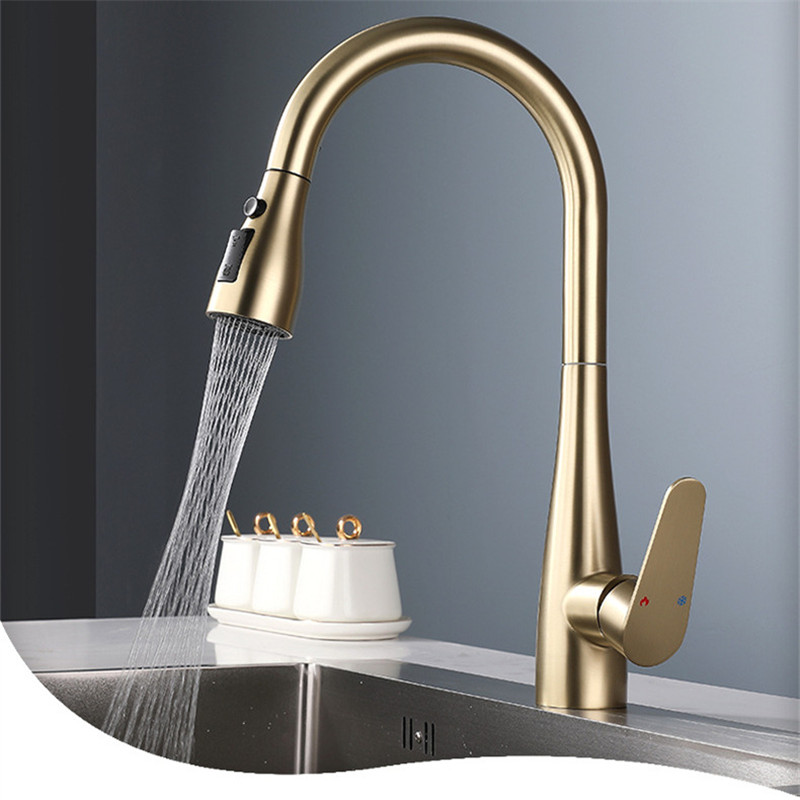 Brushed Gold Pull Out Kitchen  - đánh giá và giá Commercial Kitchen Products