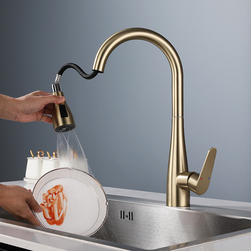 Brushed Gold Pull Out Kitchen  - đánh giá và giá Commercial Kitchen Products