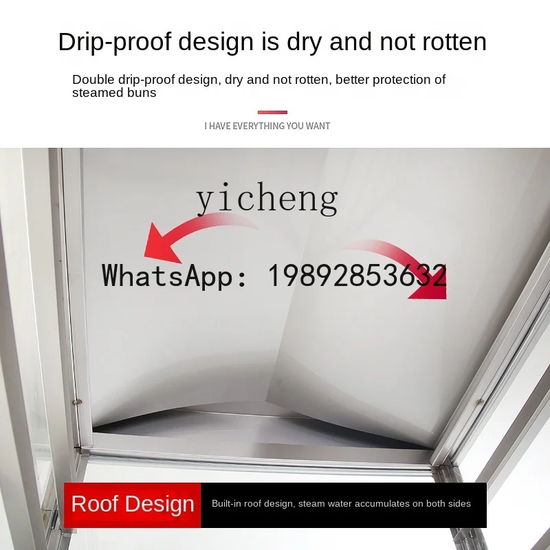 S1  Electric Heating Bun Steam - đánh giá và giá Commercial Steamer Cabinet