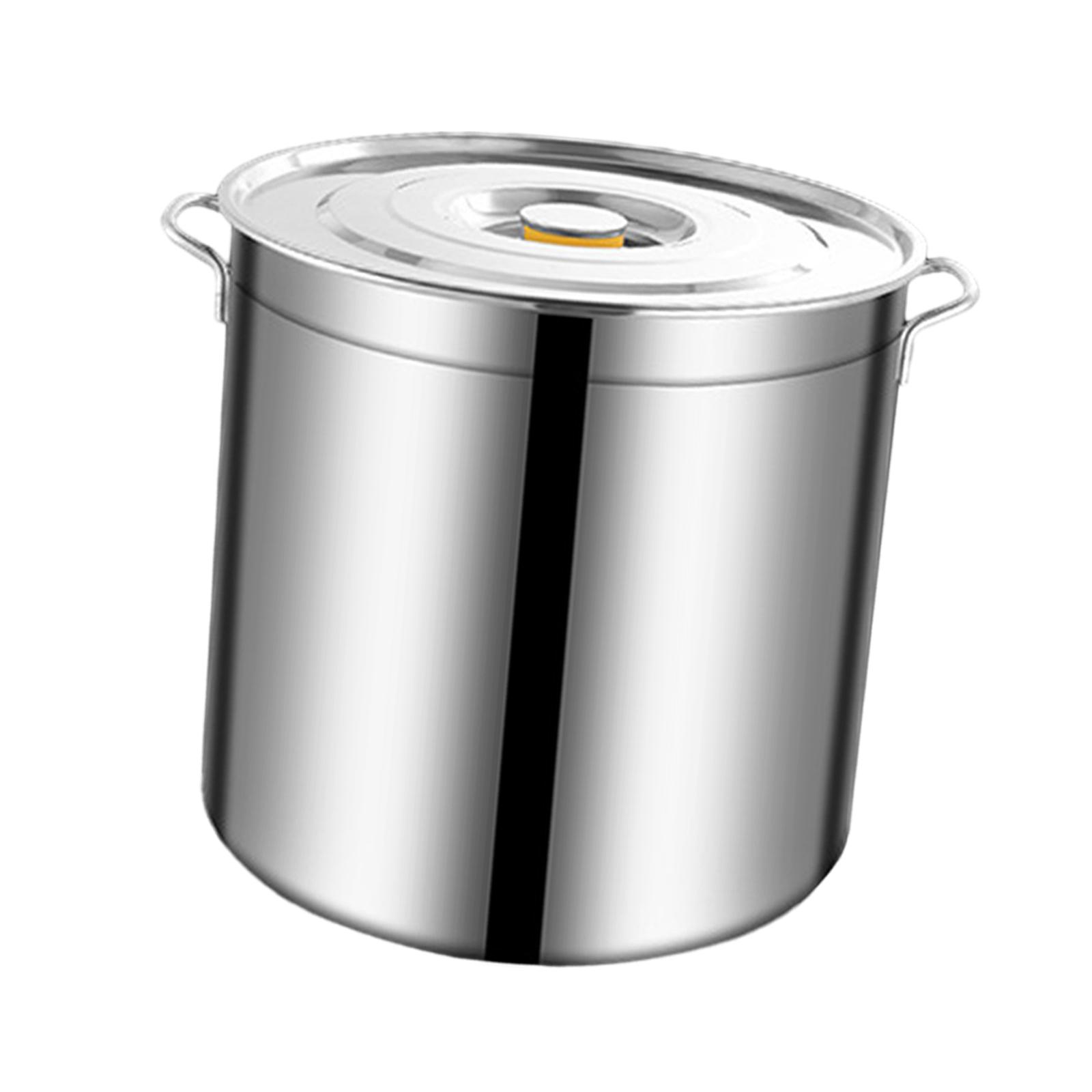 Stainless Steel Stockpot Induc - đánh giá và giá Soup Kettle Warmer