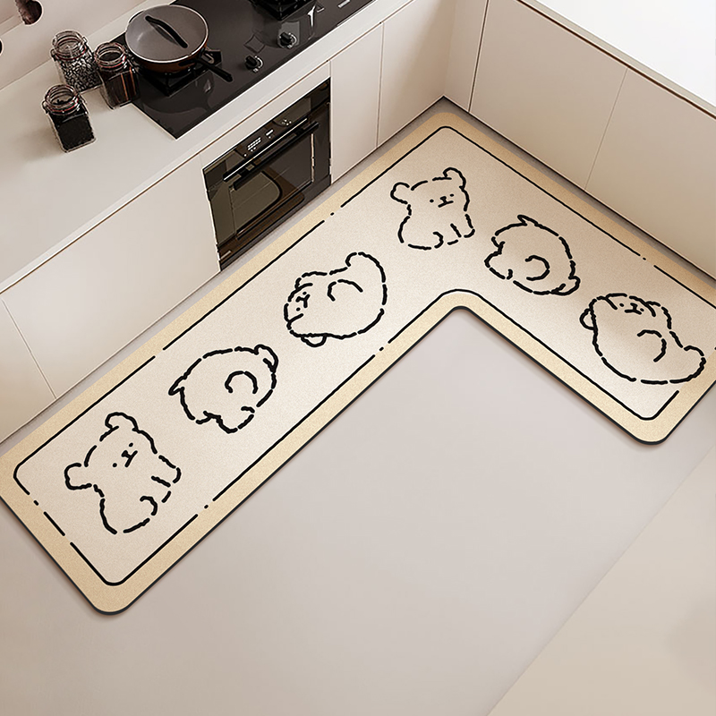 L-shaped Kitchen Floor Mat Wat - đánh giá và giá Commercial Kitchen Vinyl Flooring