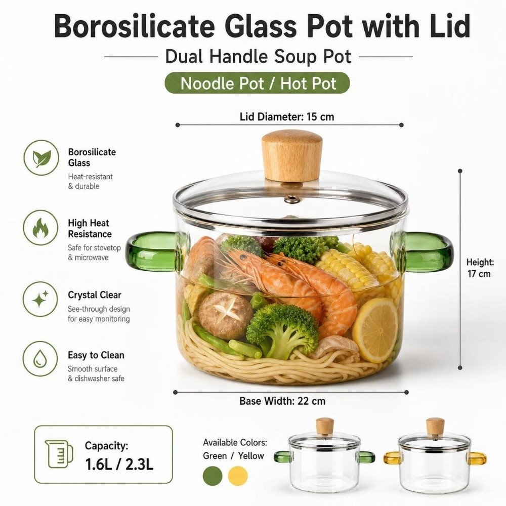 Thickened 1.6/2.3L Household G - đánh giá và giá Soup Kettle Warmer