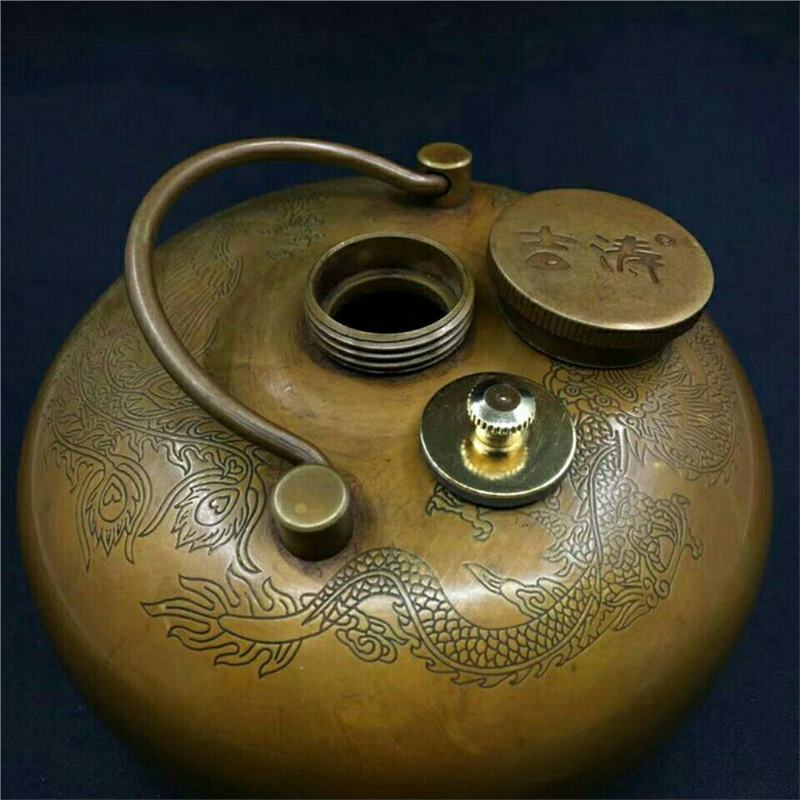 Dragon and Phoenix Brass Hand  - đánh giá và giá Soup Kettle Warmer