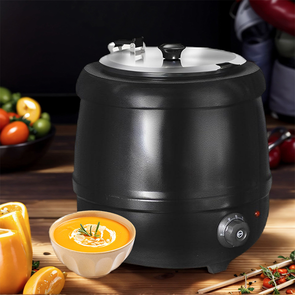10L Soup Kettle with Lid Hinge - đánh giá và giá Soup Kettle Warmer