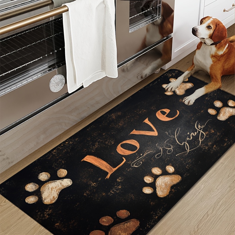 Cat Dog Paw Print Pattern Kitc - đánh giá và giá Commercial Kitchen Design