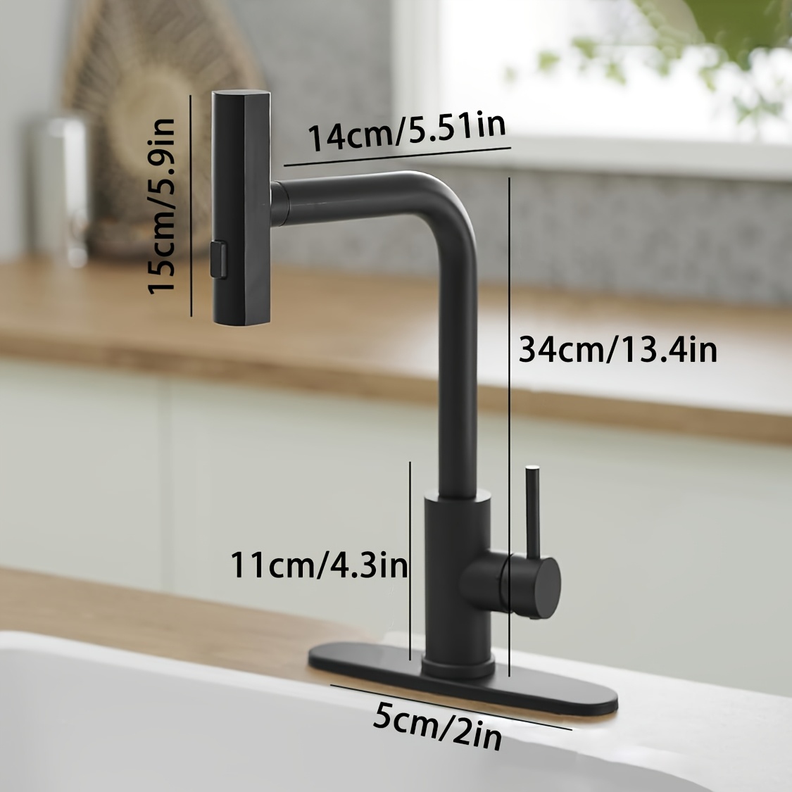 1 PC Black Kitchen Faucet With - đánh giá và giá Commercial Kitchen Taps