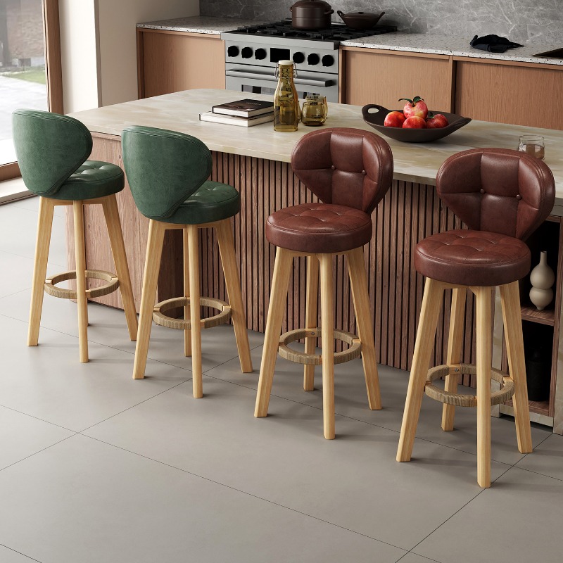 Wooden Legs Unique Bar Stools  - đánh giá và giá Commercial Kitchen Design