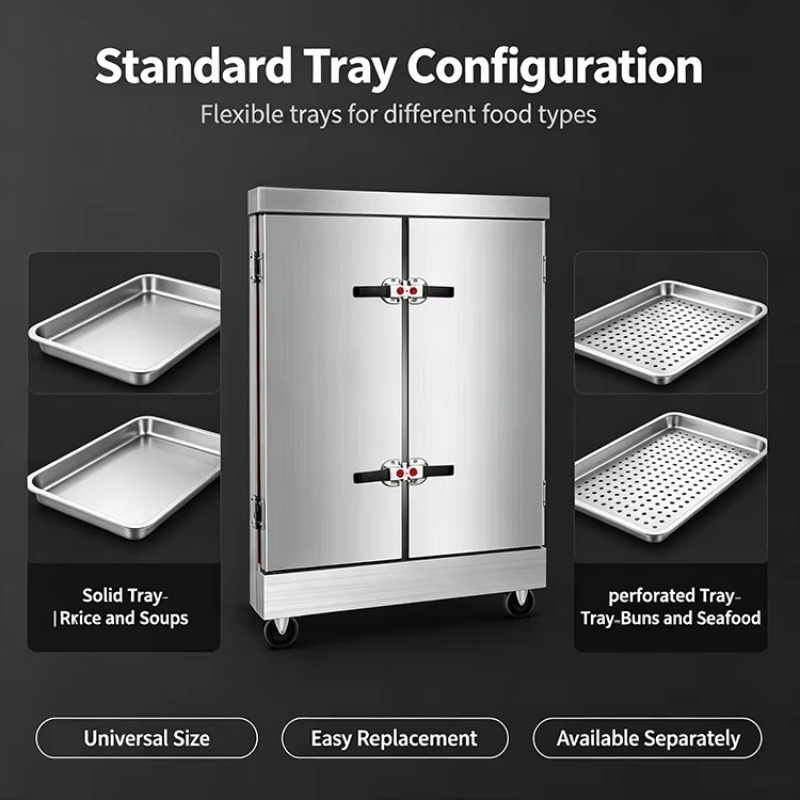 Food Steaming Cabinet Commerci - đánh giá và giá Commercial Steamer Cabinet