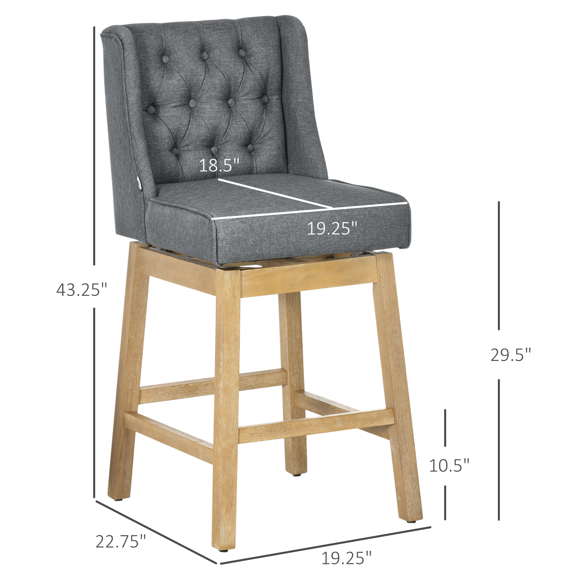 HOMCOM Bar Height Bar Stools S - đánh giá và giá Commercial Kitchen Design