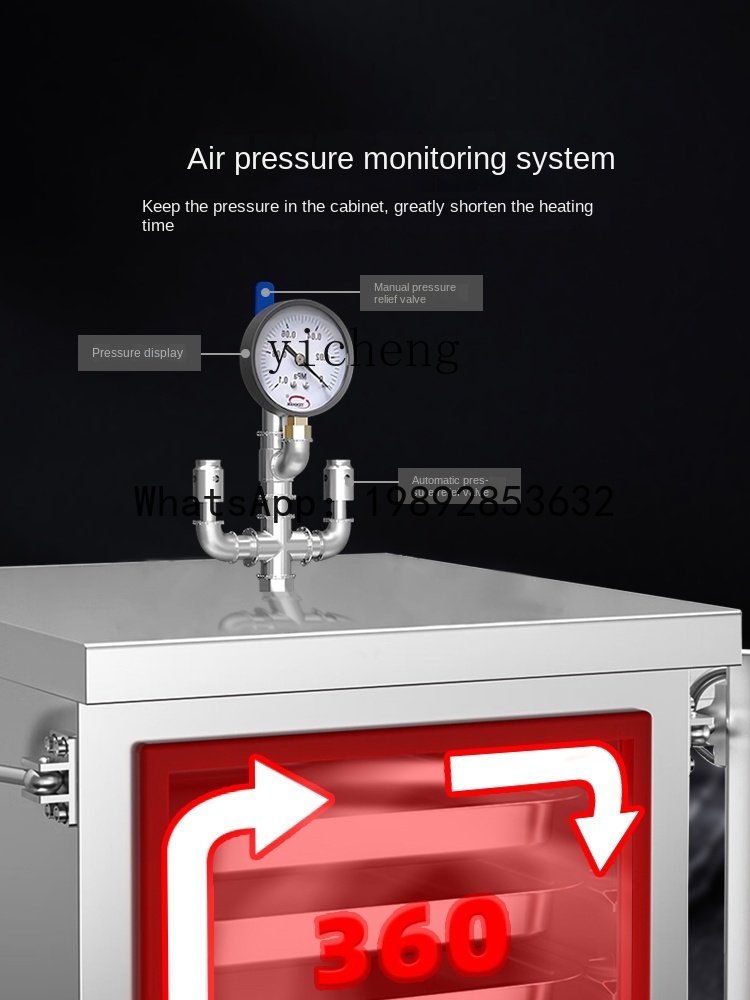 S5  High Pressure Rice Steamer - đánh giá và giá Commercial Steamer Cabinet