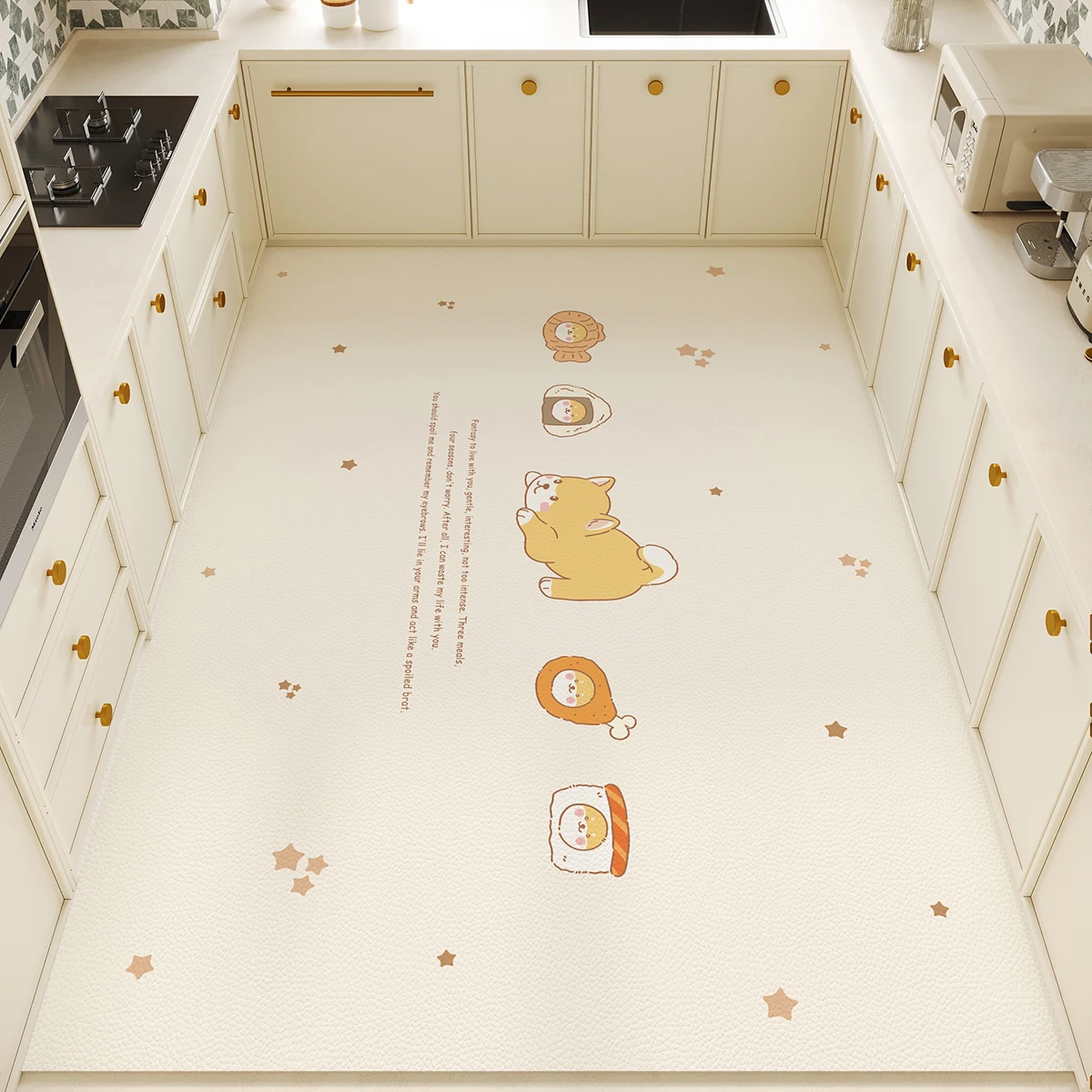 PVC Kitchen Carpet Waterproof  - đánh giá và giá Commercial Kitchen Vinyl Flooring