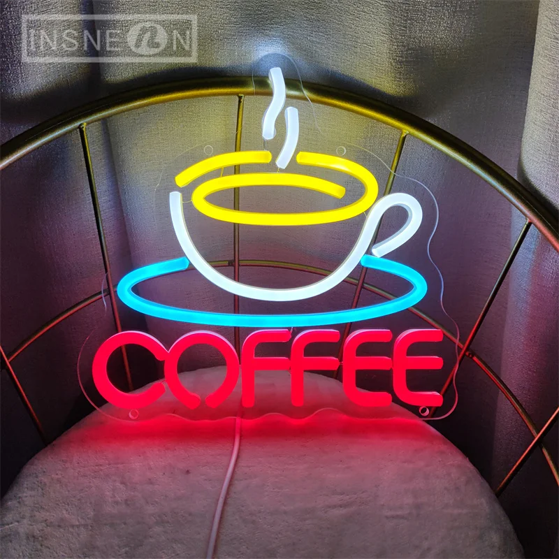 Coffee Cup Designed Neon Sign  - đánh giá và giá Commercial Kitchen Design