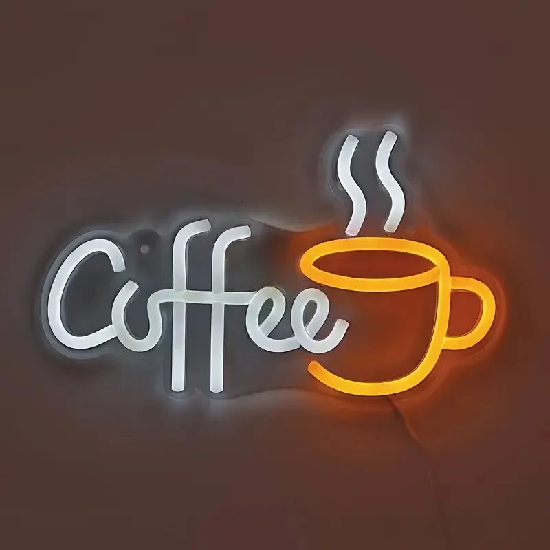 Coffee Cup Designed Neon Sign  - đánh giá và giá Commercial Kitchen Design
