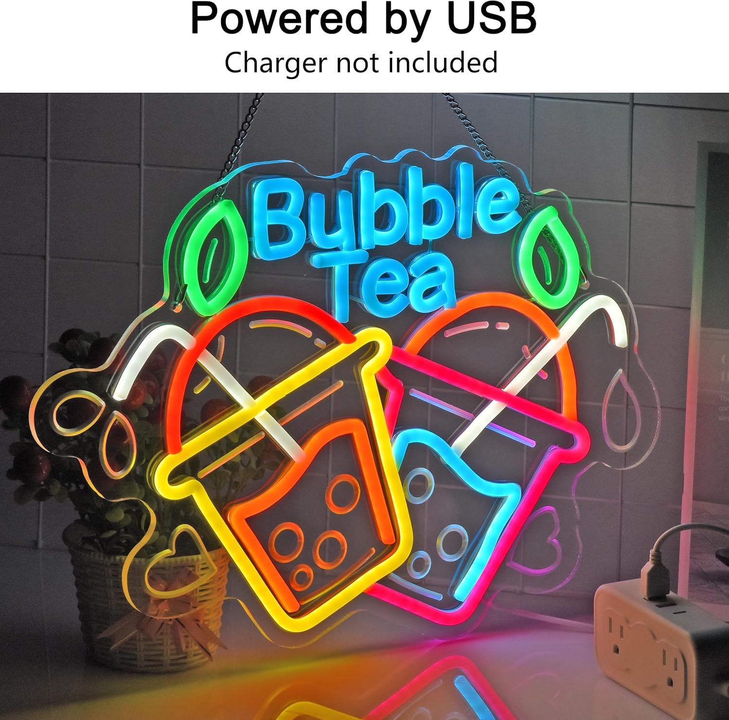 Bubble Tea Neon Sign USB Led L - đánh giá và giá Commercial Kitchen Light