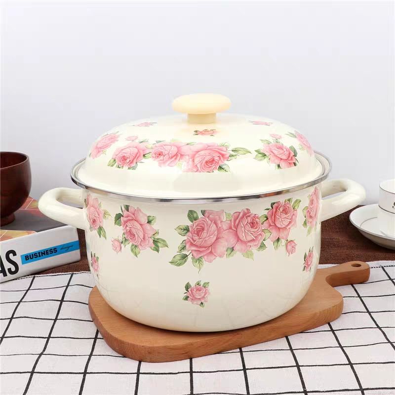 Thickened 16-24cm Elegant Pink - đánh giá và giá Soup Kettle Warmer
