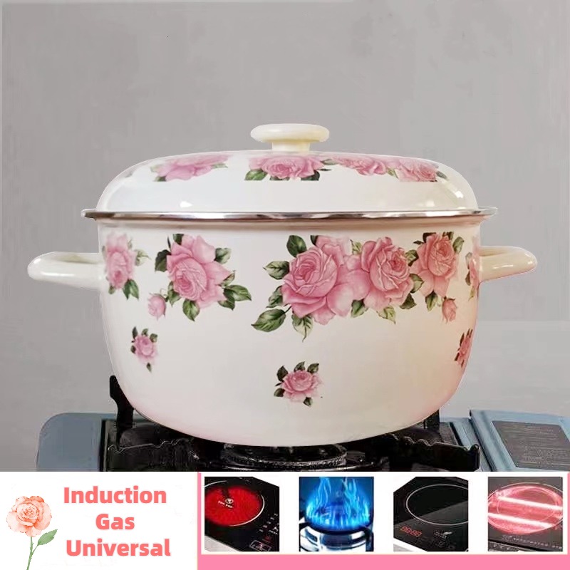 Thickened 16-24cm Elegant Pink - đánh giá và giá Soup Kettle Warmer