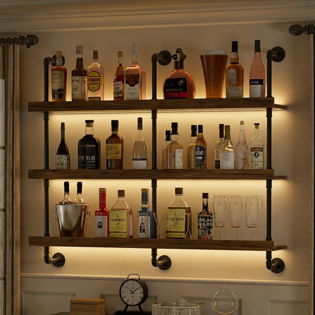 Wall Mounted Wine Rack With LE - đánh giá và giá Commercial Kitchen Organization