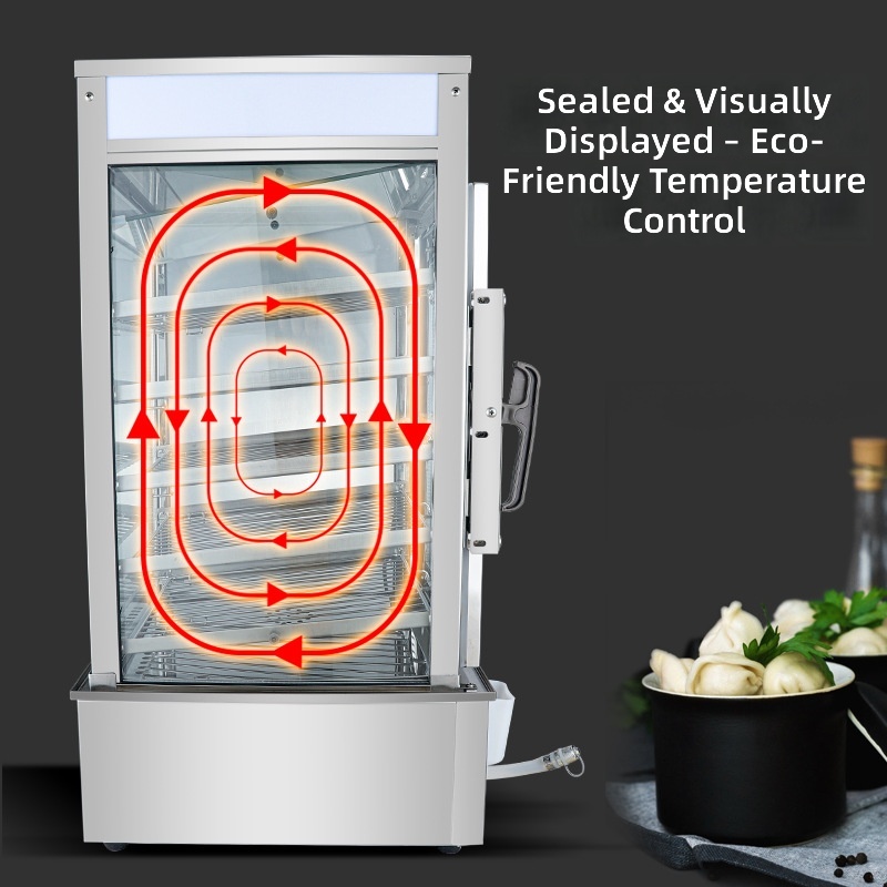 5-Tier Electric Dumpling Steam - đánh giá và giá Commercial Steamer Cabinet
