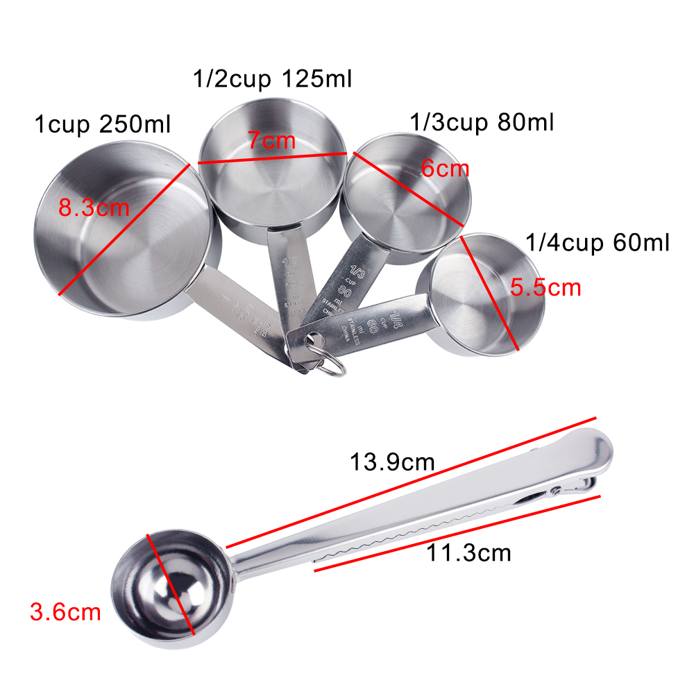 Stackable Measuring Cups and S - đánh giá và giá Commercial Kitchen Products