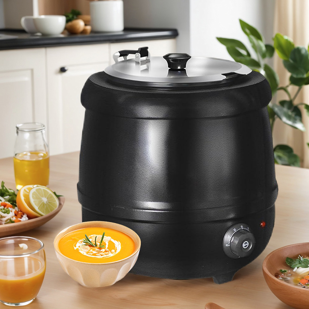 10L Soup Kettle with Lid Hinge - đánh giá và giá Soup Kettle Warmer